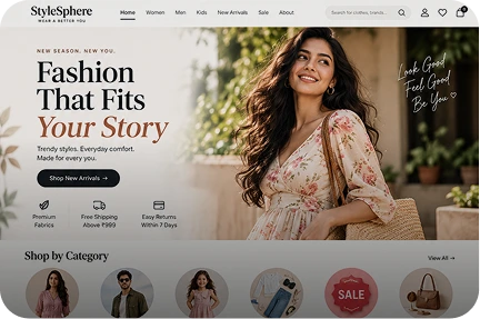 Fashion store template