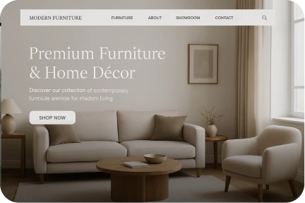 Furniture & Decor store template