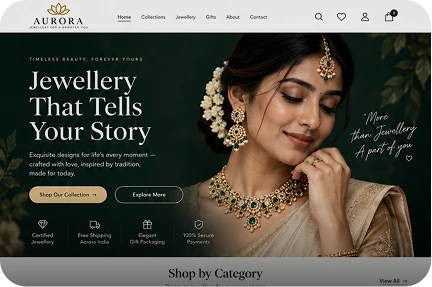 Jewellery store template