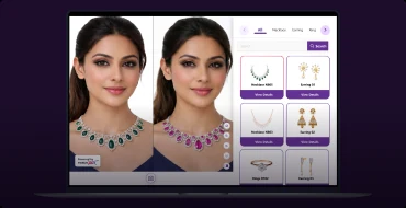 Two earrings compared side by side